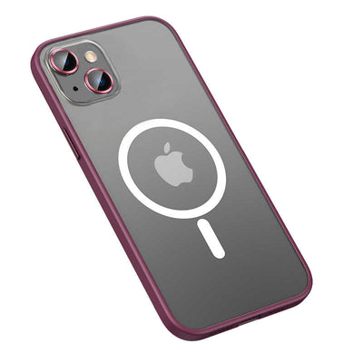 Apple iPhone 13 Kılıf Zore Mokka Wireless Kapak Yeşil