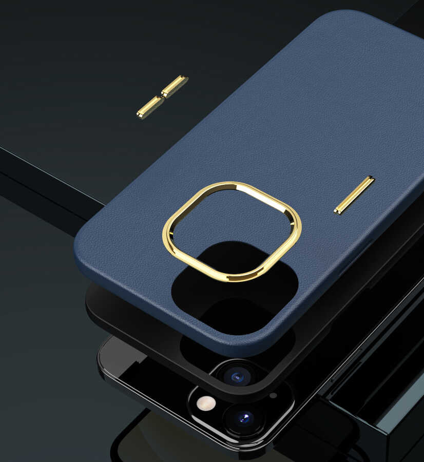 Apple iPhone 13 Kılıf Zore Natura Kapak Siyah