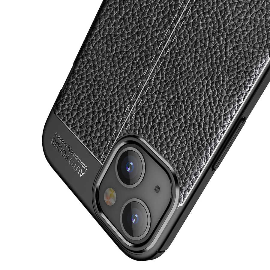 Apple iPhone 13 Kılıf Zore Niss Silikon Kapak Siyah