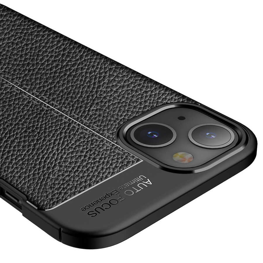 Apple iPhone 13 Kılıf Zore Niss Silikon Kapak Siyah