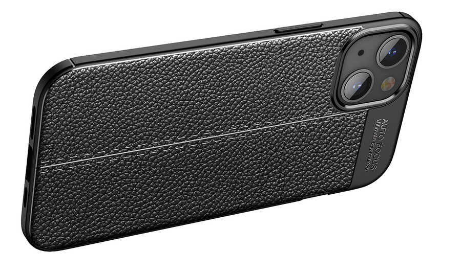 Apple iPhone 13 Kılıf Zore Niss Silikon Kapak Siyah