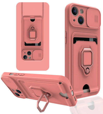 Apple iPhone 13 Kılıf Zore Pelit Kapak Pembe