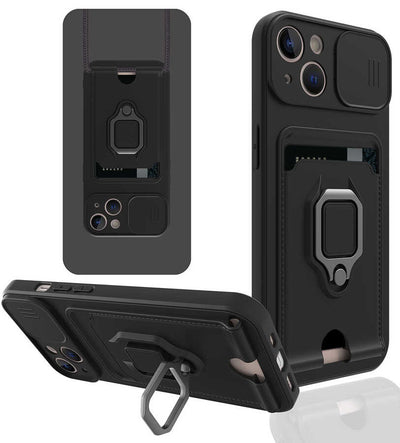 Apple iPhone 13 Kılıf Zore Pelit Kapak Siyah
