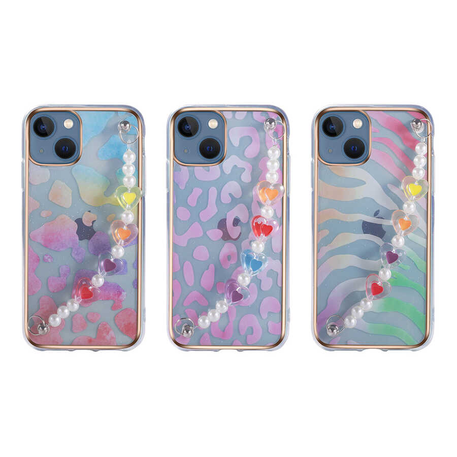 Apple iPhone 13 Kılıf Zore Pilla Kapak Pembe