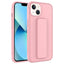 Apple iPhone 13 Kılıf Zore Qstand Kapak Pembe