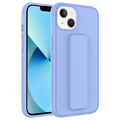 Apple iPhone 13 Kılıf Zore Qstand Kapak Lila