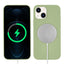 Apple iPhone 13 Kılıf Zore Silksafe Wireless Kapak Mor