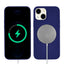 Apple iPhone 13 Kılıf Zore Silksafe Wireless Kapak Mavi
