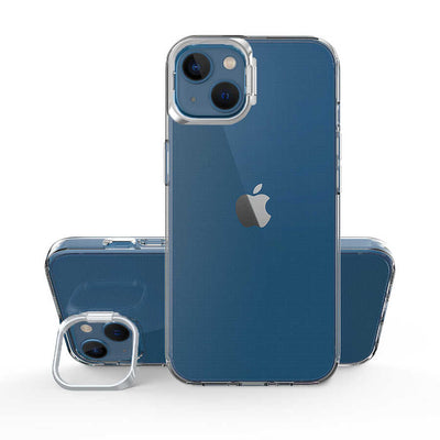 Apple iPhone 13 Kılıf Zore Skuba Kapak Gümüş