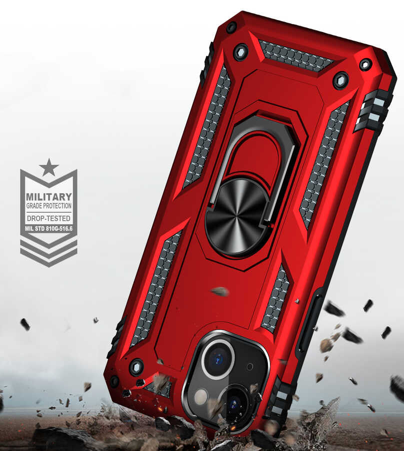 Apple iPhone 13 Kılıf Zore Vega Kapak Rose Gold