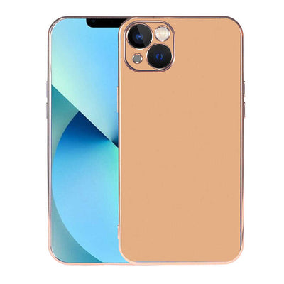 Apple iPhone 13 Kılıf Zore Viyana Kapak Gold