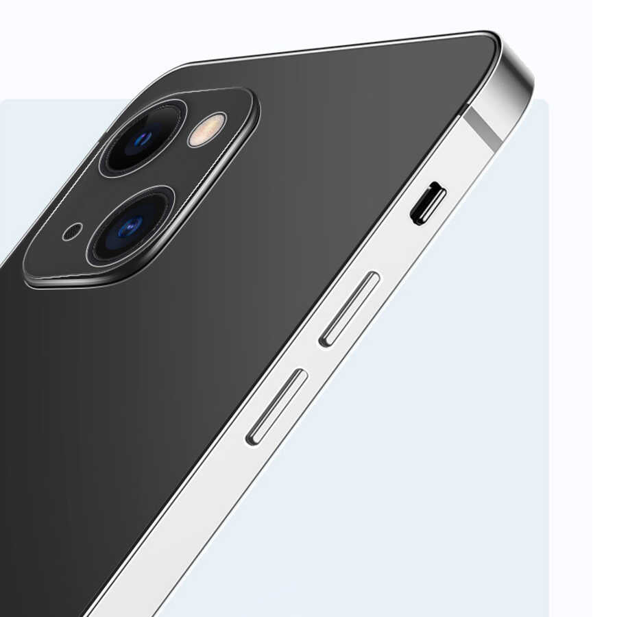 Apple iPhone 13 Mini Kılıf Zore Blok Kapak Renksiz