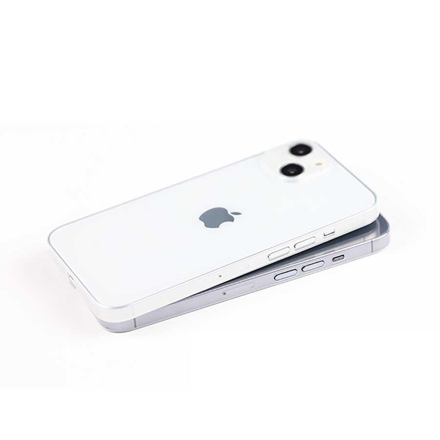 Apple iPhone 13 Mini Kılıf Zore Blok Kapak Renksiz