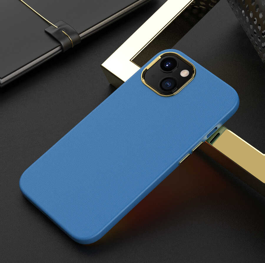 Apple iPhone 13 Mini Kılıf Zore Natura Kapak Kahverengi