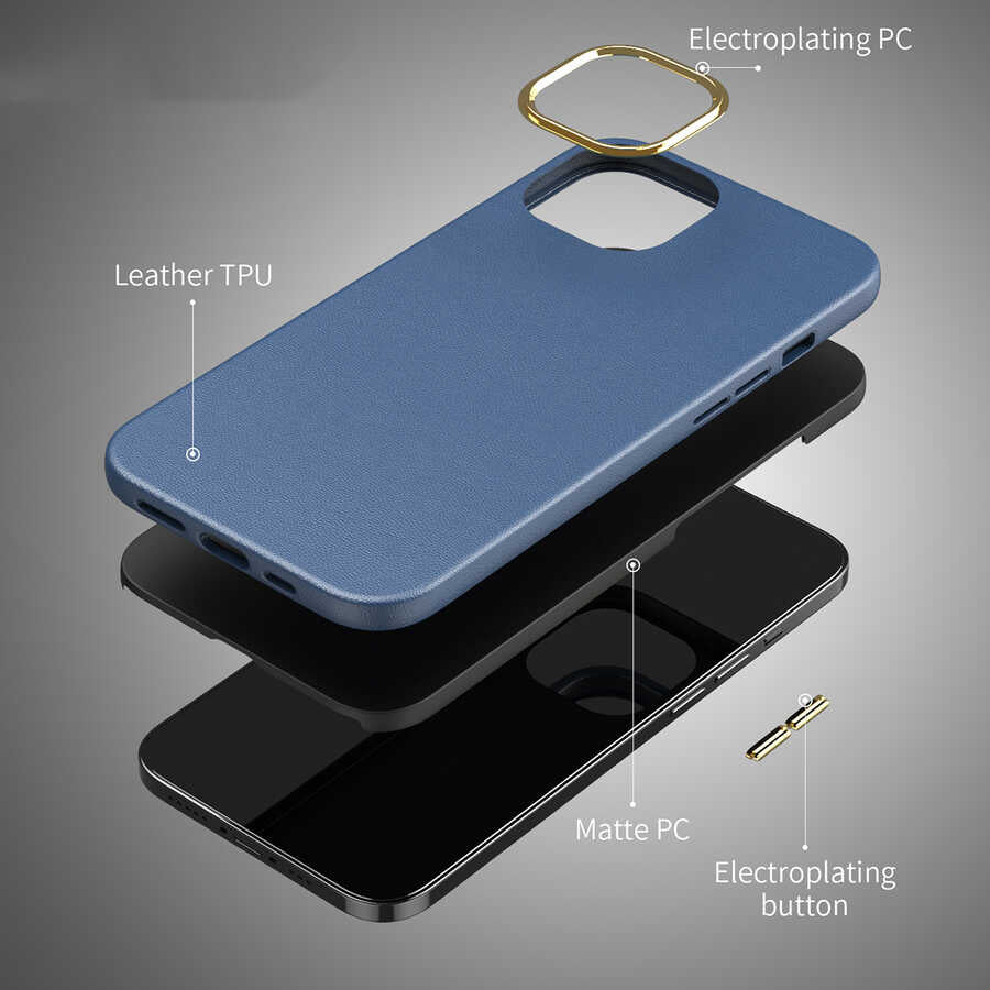 Apple iPhone 13 Mini Kılıf Zore Natura Kapak Kırmızı