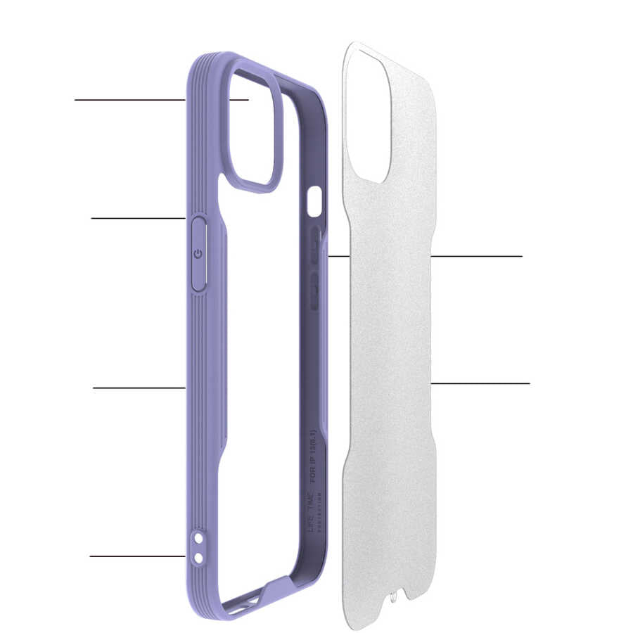 Apple iPhone 13 Mini Kılıf Zore Parfe Kapak Kırmızı