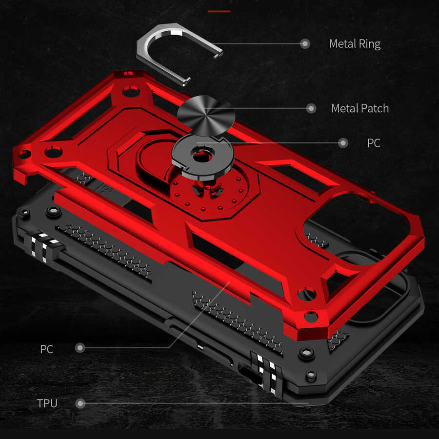 Apple iPhone 13 Mini Kılıf Zore Vega Kapak Gold