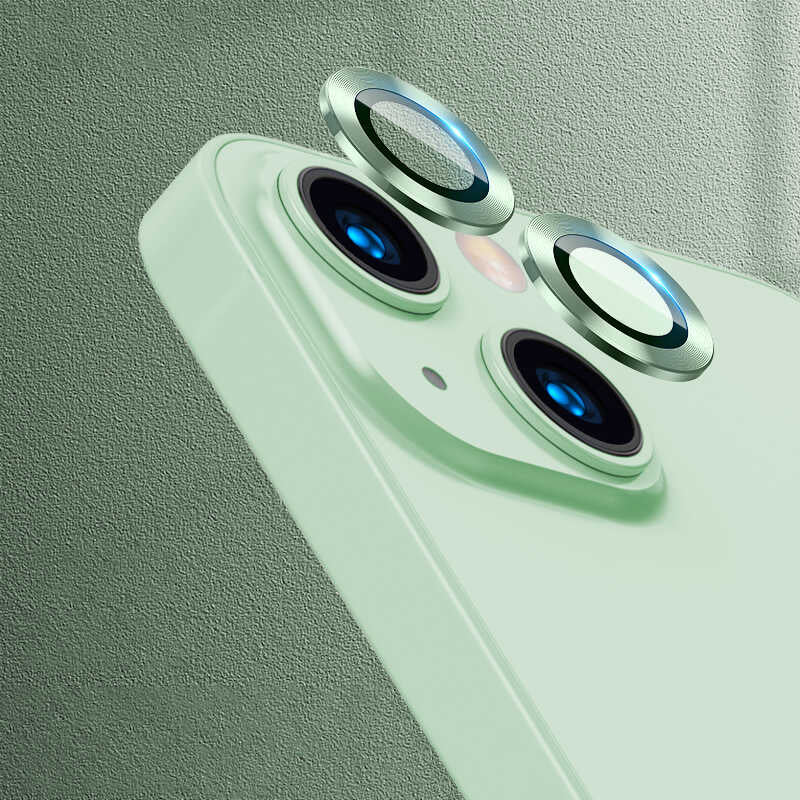 Apple iPhone 13 Mini Zore CL-02 Kamera Lens Koruyucu Pembe