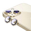 Apple iPhone 13 Mini Zore CL-06 Kamera Lens Koruyucu Gold
