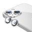 Apple iPhone 13 Mini Zore CL-06 Kamera Lens Koruyucu Gümüş