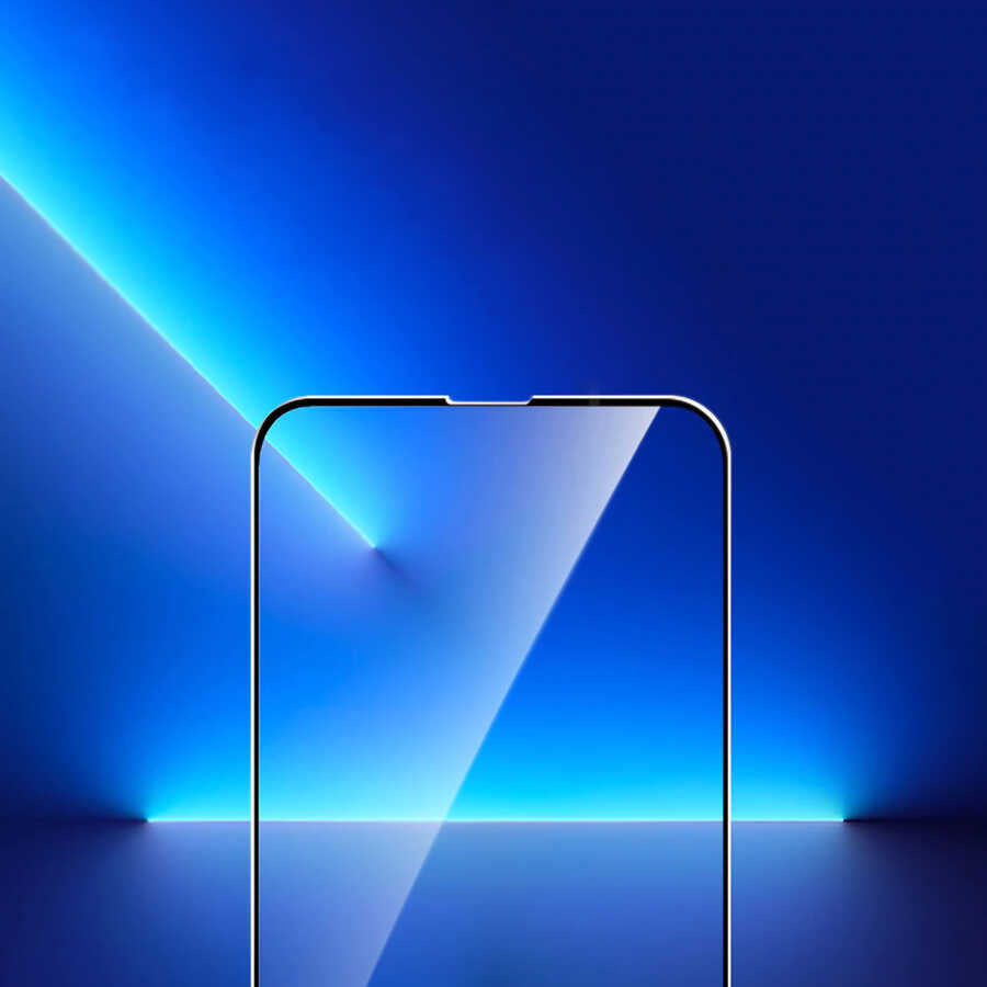 Apple iPhone 13 Pro Davin 5D Cam Ekran Koruyucu Siyah