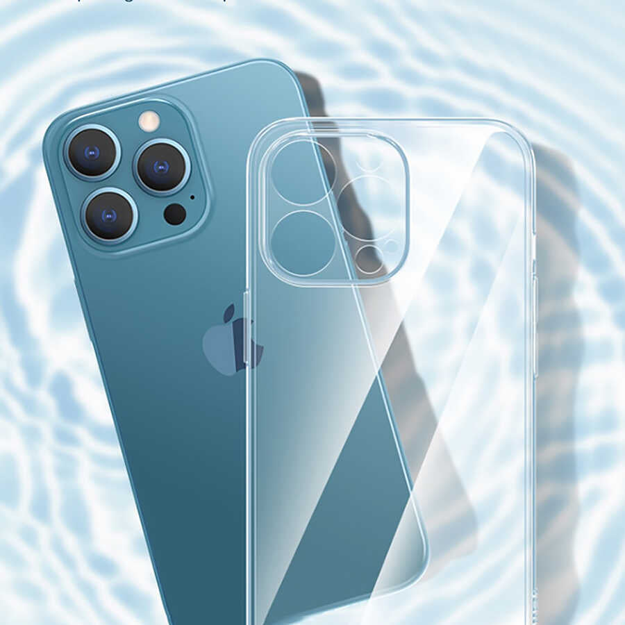 Apple iPhone 13 Pro Kılıf Şeffaf Sert PC Zore Vayt Kapak Renksiz