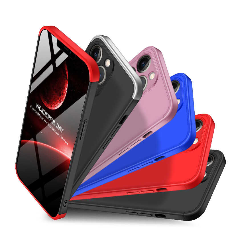 Apple iPhone 13 Pro Kılıf Zore Ays Kapak Kırmızı