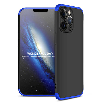 Apple iPhone 13 Pro Kılıf Zore Ays Kapak Siyah-Mavi