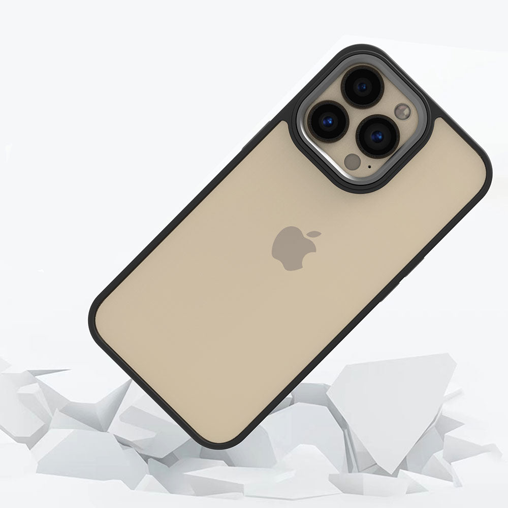 Apple iPhone 13 Pro Kılıf Zore Flora Kapak Siyah