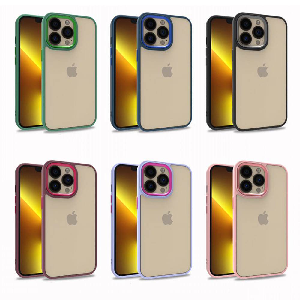 Apple iPhone 13 Pro Kılıf Zore Flora Kapak Sierra Mavi