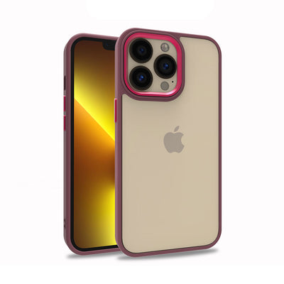 Apple iPhone 13 Pro Kılıf Zore Flora Kapak Kırmızı