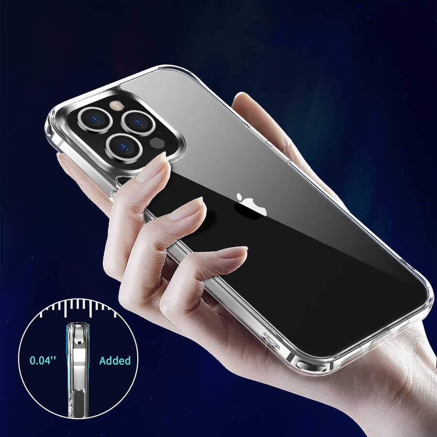 Apple iPhone 13 Pro Kılıf Zore Forst Kapak Renksiz