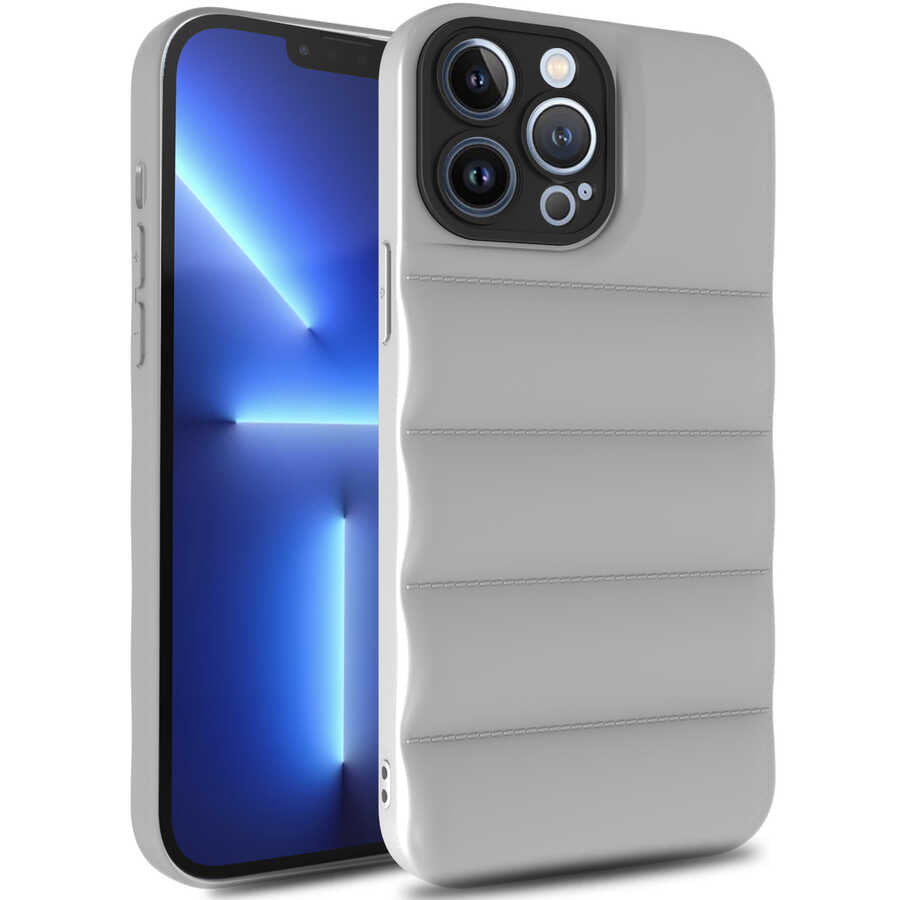 Apple iPhone 13 Pro Kılıf Zore Kasis Kapak Beyaz