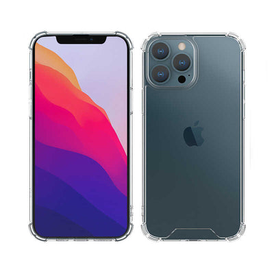 Apple iPhone 13 Pro Kılıf Zore Nitro Anti Shock Silikon Renksiz