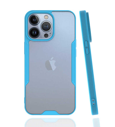 Apple iPhone 13 Pro Kılıf Zore Parfe Kapak Mavi