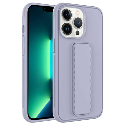 Apple iPhone 13 Pro Kılıf Zore Qstand Kapak Pembe