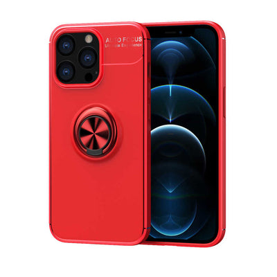 Apple iPhone 13 Pro Kılıf Zore Ravel Silikon Kapak Kırmızı