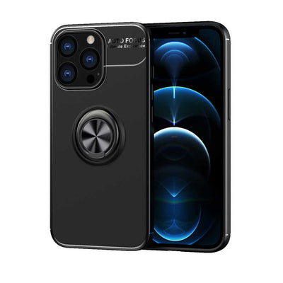 Apple iPhone 13 Pro Kılıf Zore Ravel Silikon Kapak Siyah