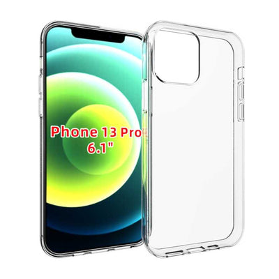 Apple iPhone 13 Pro Kılıf Zore Süper Silikon Kapak Renksiz