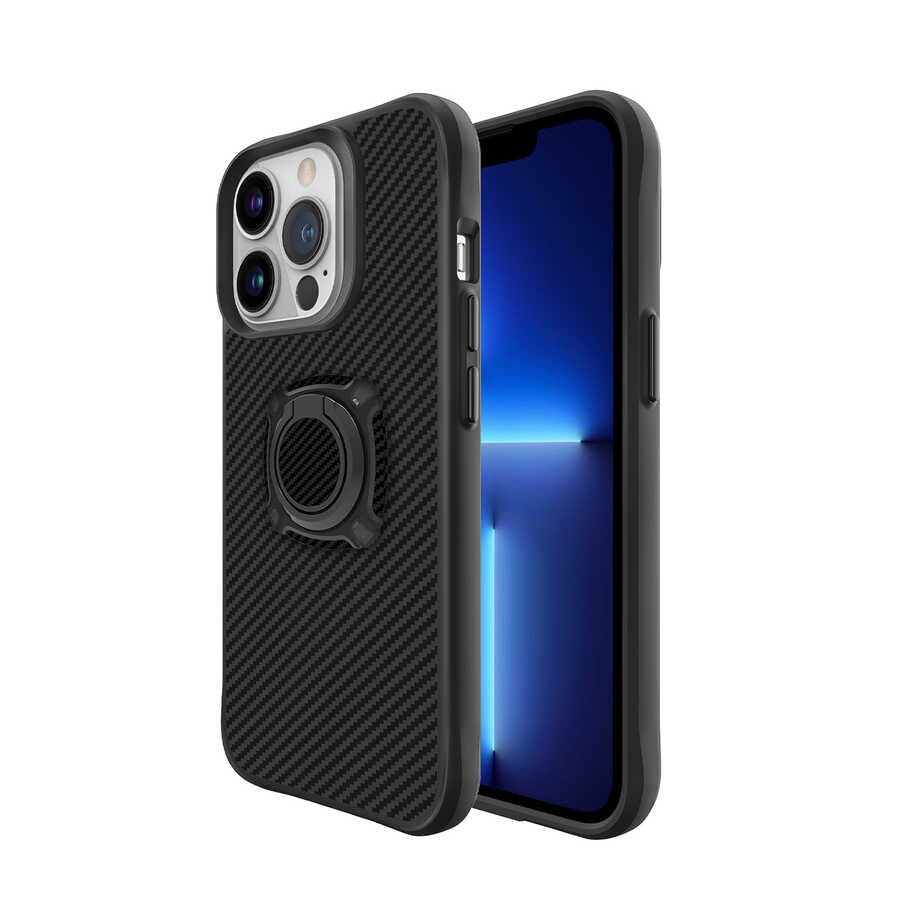 Apple iPhone 13 Pro Kılıf Zore Timo Kapak Siyah