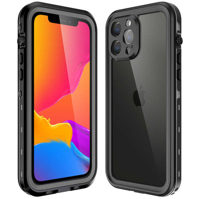 Apple iPhone 13 Pro Max Kılıf 1-1 Su Geçirmez Kılıf Siyah