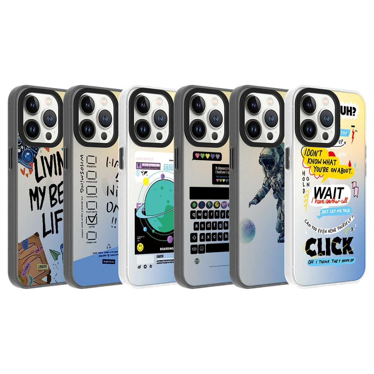 Apple iPhone 13 Pro Max Kılıf Desenli Zore Dragon Sert Kapak Gezegen