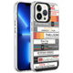 Apple iPhone 13 Pro Max Kılıf Desenli Zore Silver Sert Kapak Mottolar