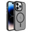 Apple iPhone 13 Pro Max Kılıf Mat Arka Yüzey Wireless Şarj Özellikli Zore Flet M-safe Kapak