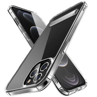 Apple iPhone 13 Pro Max Kılıf Standlı Şeffaf Silikon Zore L-Stand Kapak Renksiz