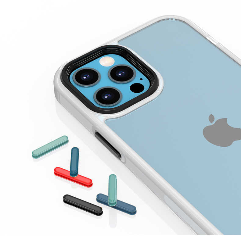 Apple iPhone 13 Pro Max Kılıf Zore Cann Kapak Beyaz