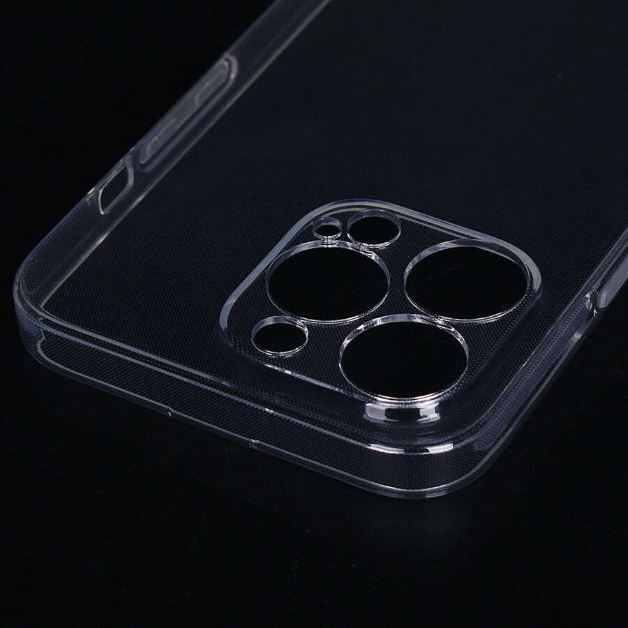 Apple iPhone 13 Pro Max Kılıf Zore İmax Silikon Renksiz