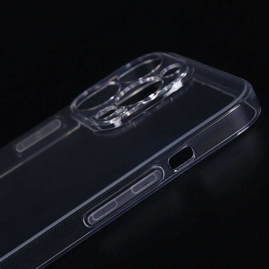 Apple iPhone 13 Pro Max Kılıf Zore İmax Silikon Renksiz