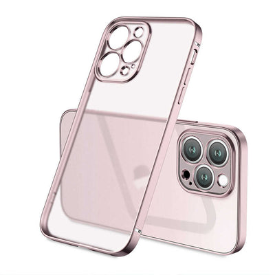 Apple iPhone 13 Pro Max Kılıf Zore Mat Gbox Kapak Rose Gold