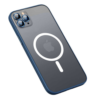 Apple iPhone 13 Pro Max Kılıf Zore Mokka Wireless Kapak Koyu Mor